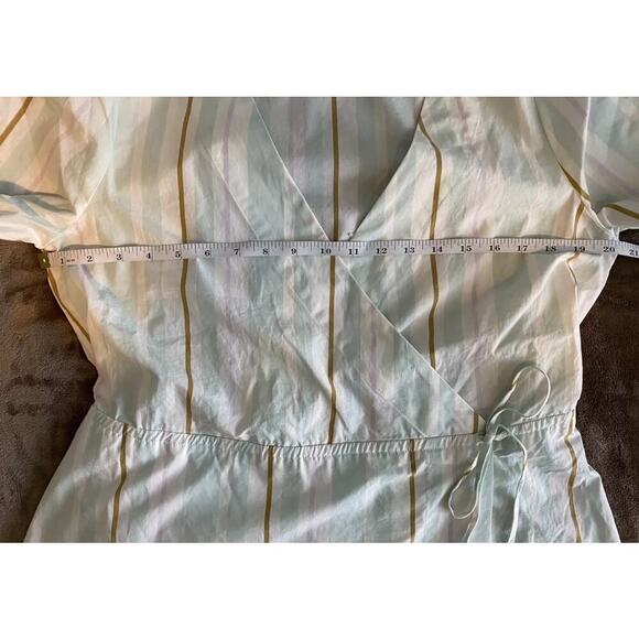A New Day Mint Wrap Top Size M - Picture 3 of 6